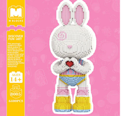 Mpin Toys Teenager-Herz-Kaninchen K-pop M8005 (55 cm), Rosa