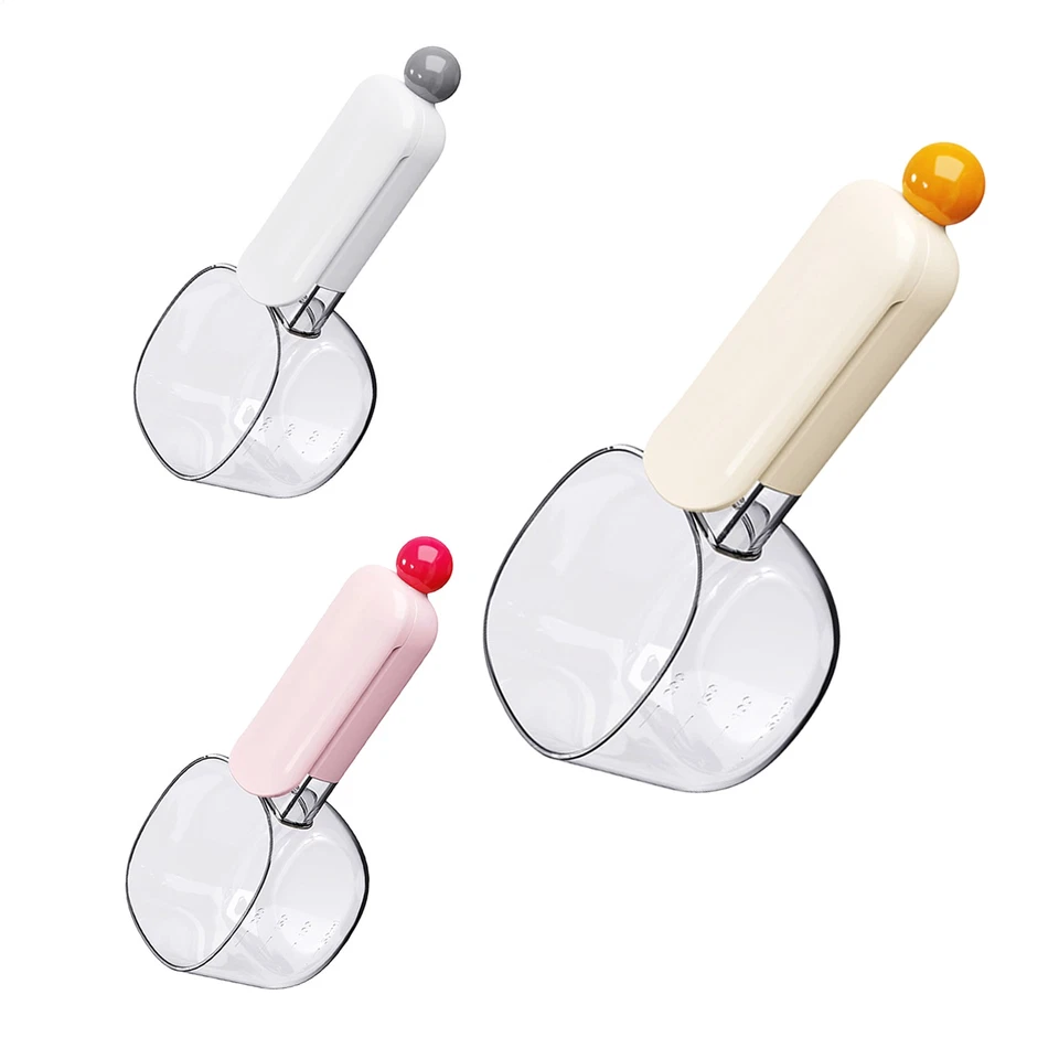 Jarra Medidora Sprinks con Clip de Bolsa Cocina Hornear Utensilio de Cocina Cuchara de Alimentos Foto 2 de 4