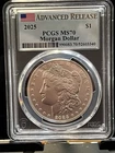 2025 Morgan Dollar PCGS MS70 Advanced Release