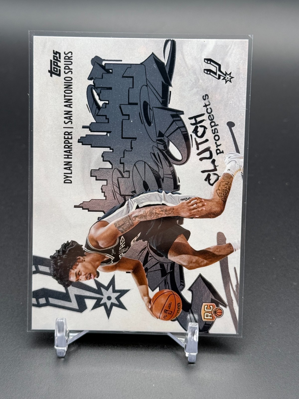 2025-26 Topps NBA CLUTCH CITY PROSPECTS Dylan Harper ROOKIE #CC-2 - Spurs