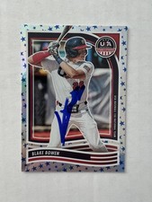 Blake Bowen SIGNED 2024 Panini USA Baseball Stars & Stripes #7 STARS IP AUTO B
