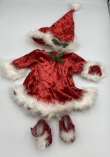 American Girl Bitty Baby Santa's Helper Christmas Outfit Set with Shoes 2000