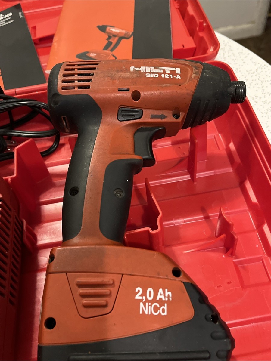 Hilti SID 121-A Impact Screwdriver w/ Battery & Charger & Case