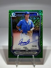 2026 Bowman Chrome 1st - James Quinn-Irons #CPA-JQU /99 Green Shimmer Auto