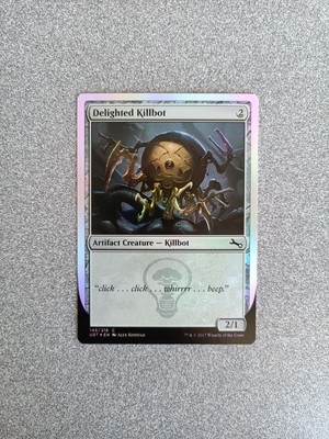 1x Delighted Killbot Foil, Unstable 145/216 Magic the Gathering NM Free Shipping