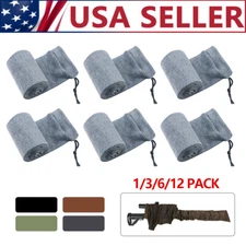 1/3/6/12 PACK Silicone Treated Cover Gun Socks Hunting Gun Sleeve Sock Up to 55"