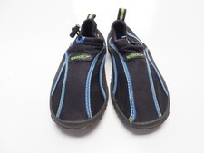 Boy's or Girl's Youth Speedo Water Shoes in EUC 2/3M Black Blue Green AA1C0519