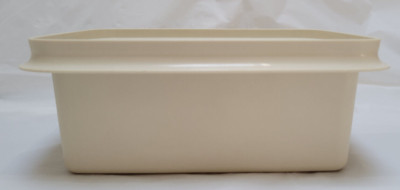 VTG Tupperware Almond Freeze N Save Ice Cream Keeper Container #1254-3 - No Lid