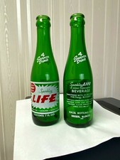 Vintage Soda Pop Beverage Bottle - Life, Breese, Illinois