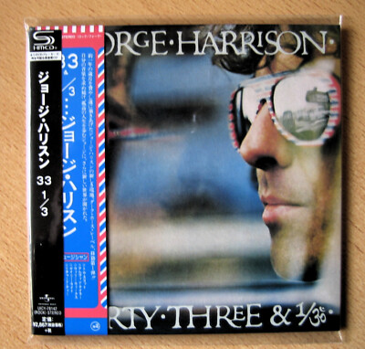 George Harrison ''Thirty Three & 1/3'' Japan mini LP SHM CD