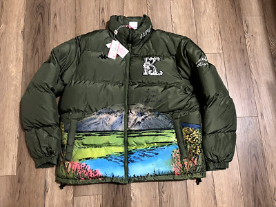 Kappa Authentic Finreol Puffer Jacket Olive Green XL