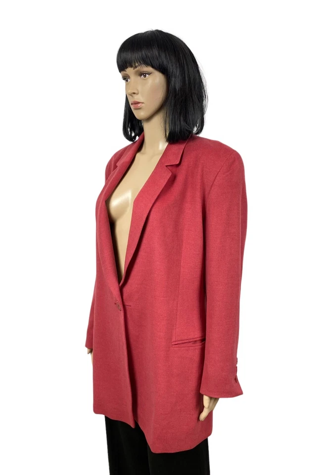 bogner soft long blazer angora womens size US 10 - Image 3 of 4