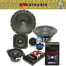 CDT AUDIO CL-642 3-WAY 6.5" & 4" CLASSIC CAR AUDIO COMPONENT SPEAKERS SET NEW