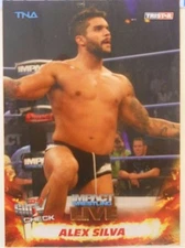 2013 TNA Impact Wrestling Live Alex Silva SP Gold Insert Card # 9 / 50