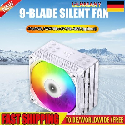 PISA 4Pin PWM FDB Bearing Silent CPU Heatsink Cooling Fan for AMD/Intel