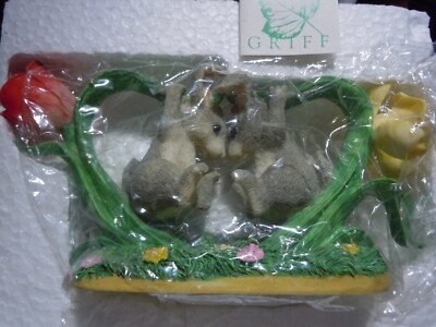CHARMING TAILS BUNNY BUDDIES 89/619 FITZ & FLOYD  DEAN GRIFF  NEW IN BOX RETIRED
