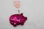 thumbnail 5 - Sequin PIGGY Keyring -- FOUR COLOURS TO CHOOSE FROM