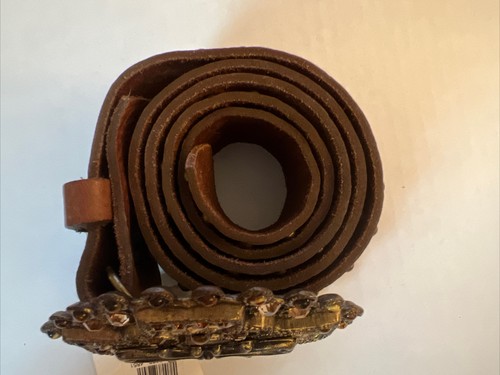 Vintage Leatherock Leather Studded Belt - Made in USA - New - Picture 11 of 11