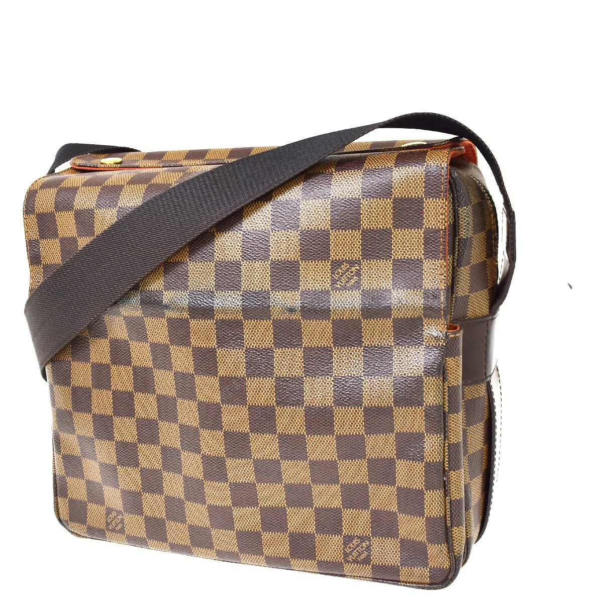 Louis Vuitton Naviglio Damier Ebene Messenger Bag Brown