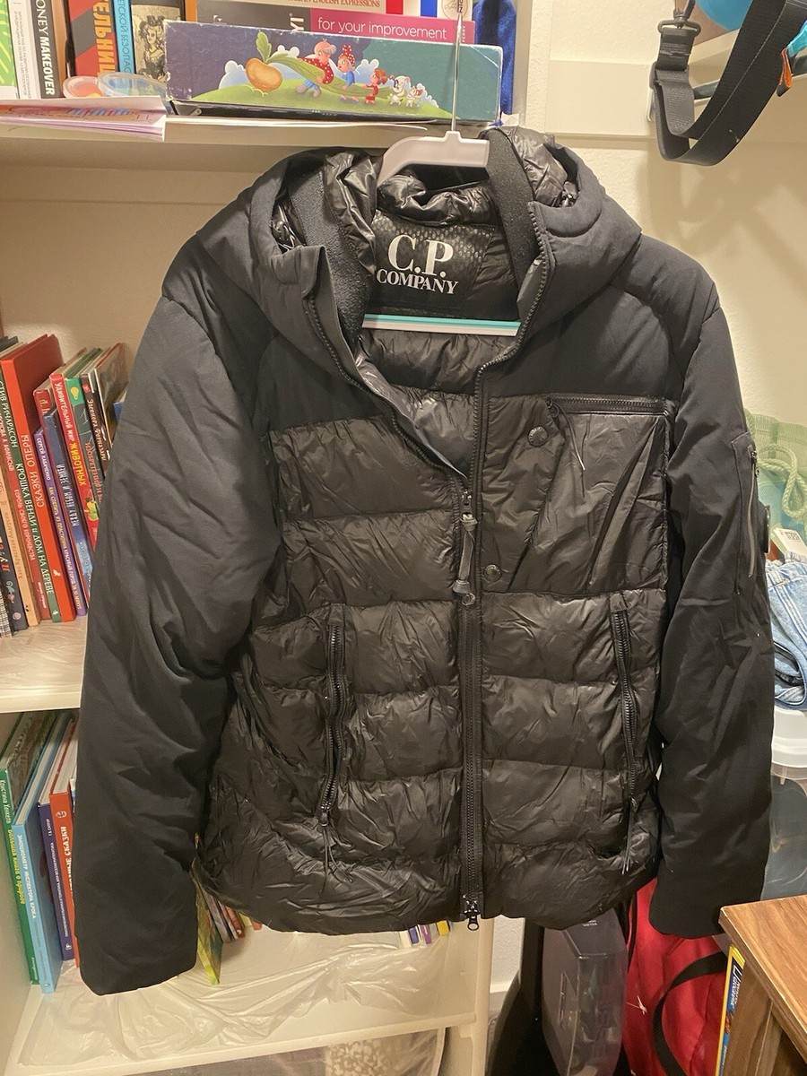 C.P. Company Eco Chrome-R Mixed Goggle Down Jacket Size 52