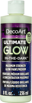 Deco Art Ultimate Glow-In-The-Dark Paint 8Oz