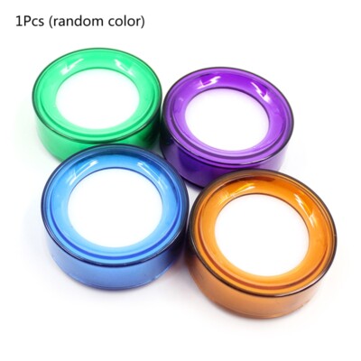 Office Desk Fingertip Moistener Round Wet Sponge Cup for Accountant Office Clerk