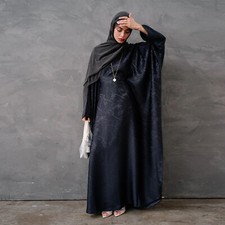 Hijab Abaya Dubai Women Long Dress Modest Muslim Robe Evening Party Gown Islamic