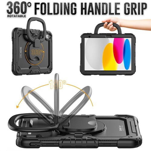 360 Case For iPad A16 11" 2025/10.9 10th Tough Rigid Survivor Heavy Armour Cover - Picture 10 of 23