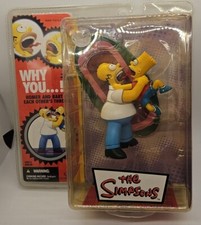 The Simpsons Why You...!! Action Figure McFarlane Toys Bart Homer 2007 Sealed