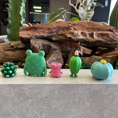Takara Tomy Art Panda hole cactus Tengu All 5 types Gashapon Mini