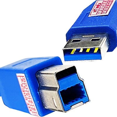 1m Blau - USB 3.0 Kabel A-Stecker auf B-Stecker für iFi Audio ZEN DAC V2 - DAC