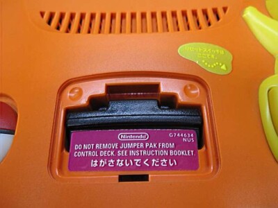 Nintendo 64 Console Pikachu Orange Yellow Limited Edition N64 NTSC