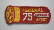 Federal Shotshell Patch 75 Straight Skeet shooting sport