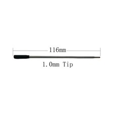 Ball Pen 4.5" 116mm Long Ballpoint Metal Pen Refill Fits For Cross 8513 8511