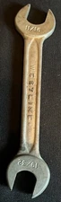 Vintage Westline Drop Forged USA Double Open Ended Wrench 11/16 & 19/32