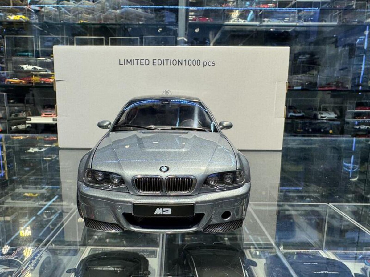 Norev 2000 BMW M3 CSL (E46) Grey Metallic 1:18 | eBay Norev 2000 BMW M3 CSL (E46) Grey Metallic 1:18 | eBay