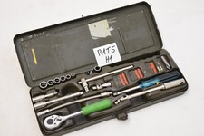 Ratsche 1/4" Knarrenkasten Steckschlüsselsatz Hazet Saltus Hermes Ex. Bundeswehr