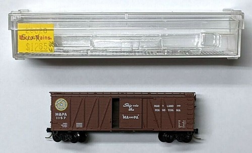 MTL Micro-Trains 28020 MA & PA 1157 40 pies madera boxcar WPT  | Zustand: New