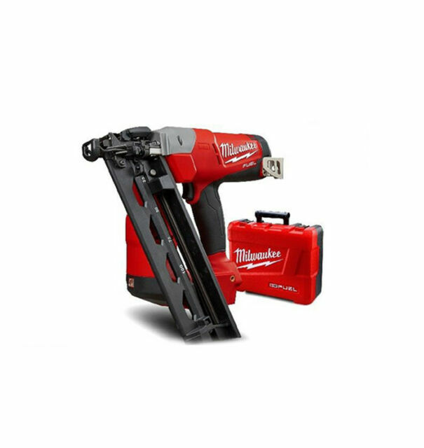 Milwaukee Cordless M18 Angled Finish Nail Gun and Case for sale online eBay