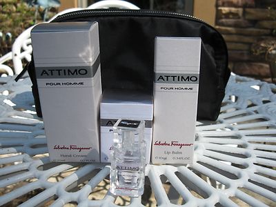 Salvatore Ferragamo Attimo Travell 4 peace set for men