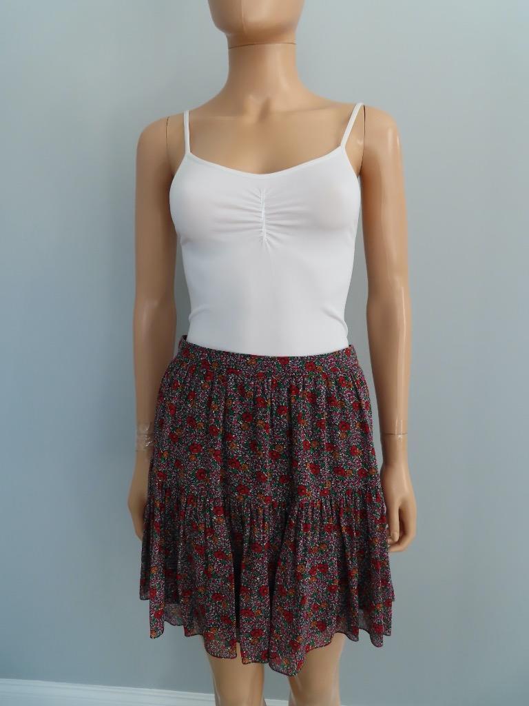 Gonna multicolore stampa floreale Saint Laurent taglia F 40 US 8