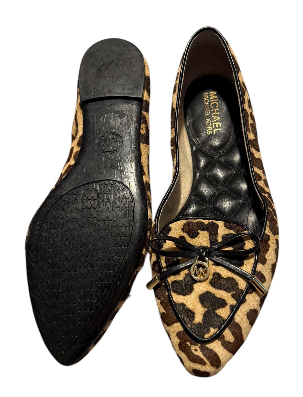 Michael Kors Leopard Print Pointed Ballet Flats –… - image 3