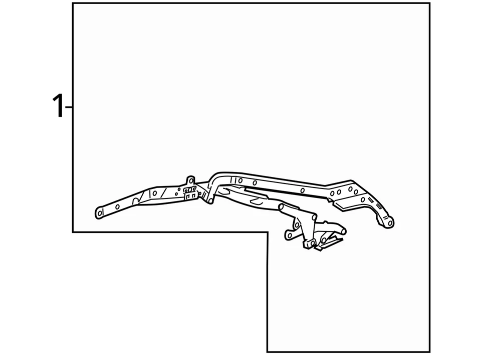SE ADAPTA A PONTIAC G6 LINK ASM 2006-2009 TECHO CORREDIZO S/RL 15943321 - NUEVO OEM 15943321 Foto 3 de 3