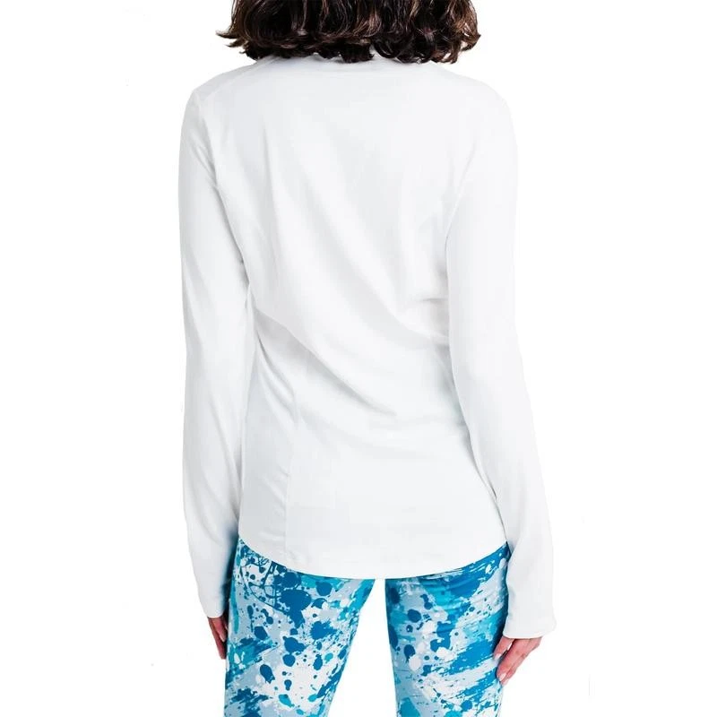 Hot Chillys Womicro-Elite Chamois Zip-T Womens White X-Large -Open Box - Image 4 of 4