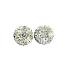 GENUINE 14k gold and diamond Fancy Earrings by MARCHELLO THE JEWELER