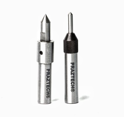   Set of 2 Spring Center Tap Guide Tool to Align Tap for threading Lathe Mill...