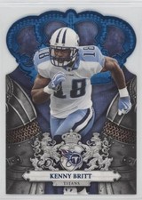 2010 Panini Crown Royale Blue 66/100 Kenny Britt #96 g9j