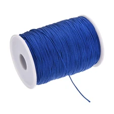 1mm Nylon String for Bracelets, 328 Yard Nylon Beading Thread Cord Dark Blue