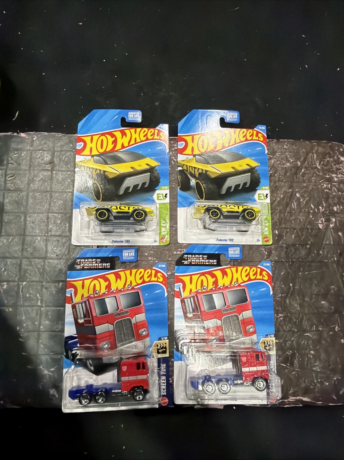 2026 Hot Wheels Mainline Polestar TRX Series HW EV Yellow Black / 4 Car Lot