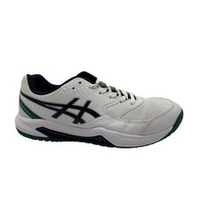 Asics Gel-Dedicate 8 Tennis Shoes Mens 11.5 White Navy Green Excellent Stability